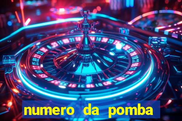 numero da pomba jogo do bicho